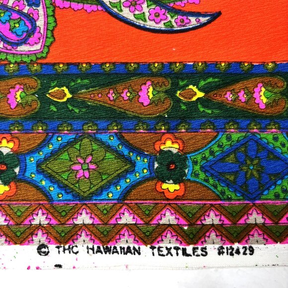 Fabric Hawaiian Textiles #12429 Vintage 70’s - Picture 3 of 7